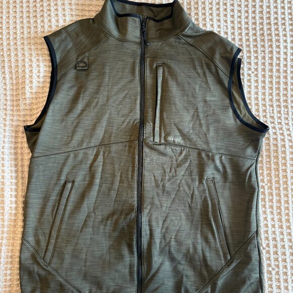 JAANUU MEN'S TECH VEST - HEATHER OLIVE - MED - Picture 1 of 6